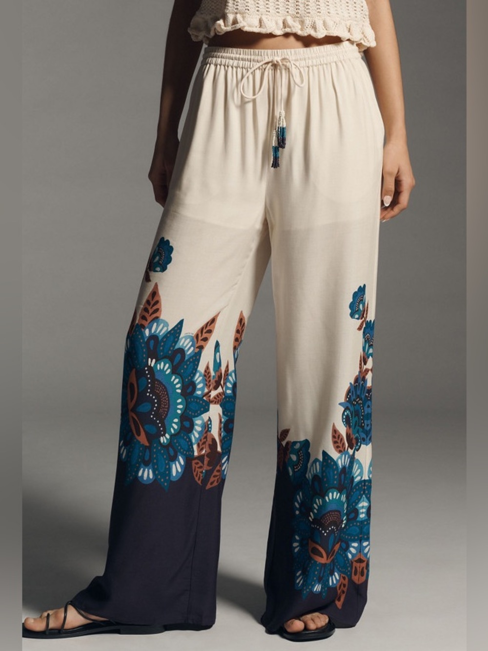 Farm Rio Printed Pull-On Pants